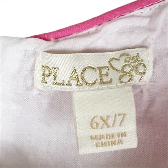 The Children’s Place Sleeveless Floral Tulle Lined Dress Size 6X/7 - Picture 6 of 7